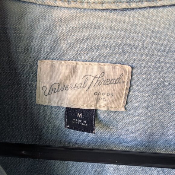 Universal Thread Denim Long Sleeved button up shirt - Picture 3 of 3